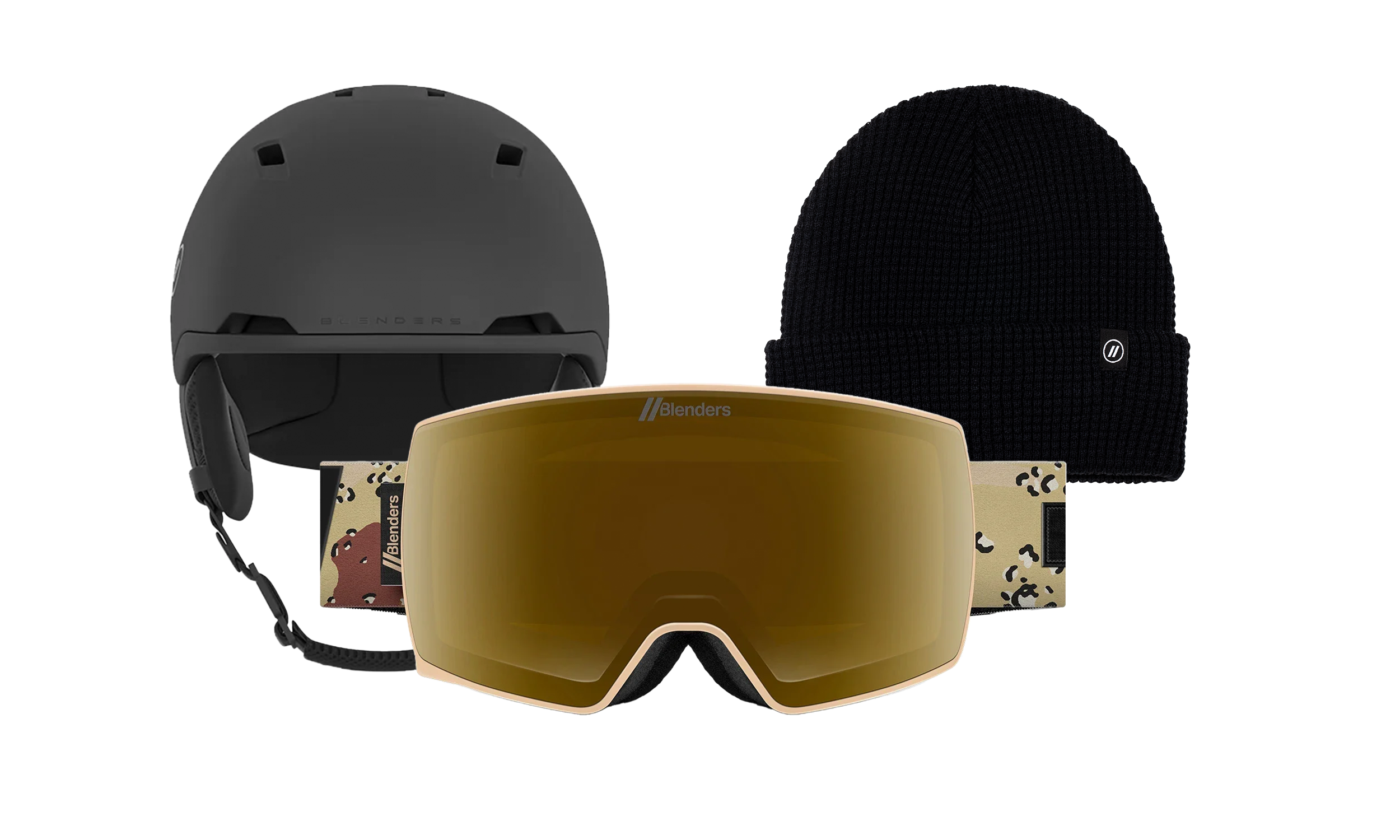 Nebula | Desert Camo - Dome Mips Black - Black Beanie