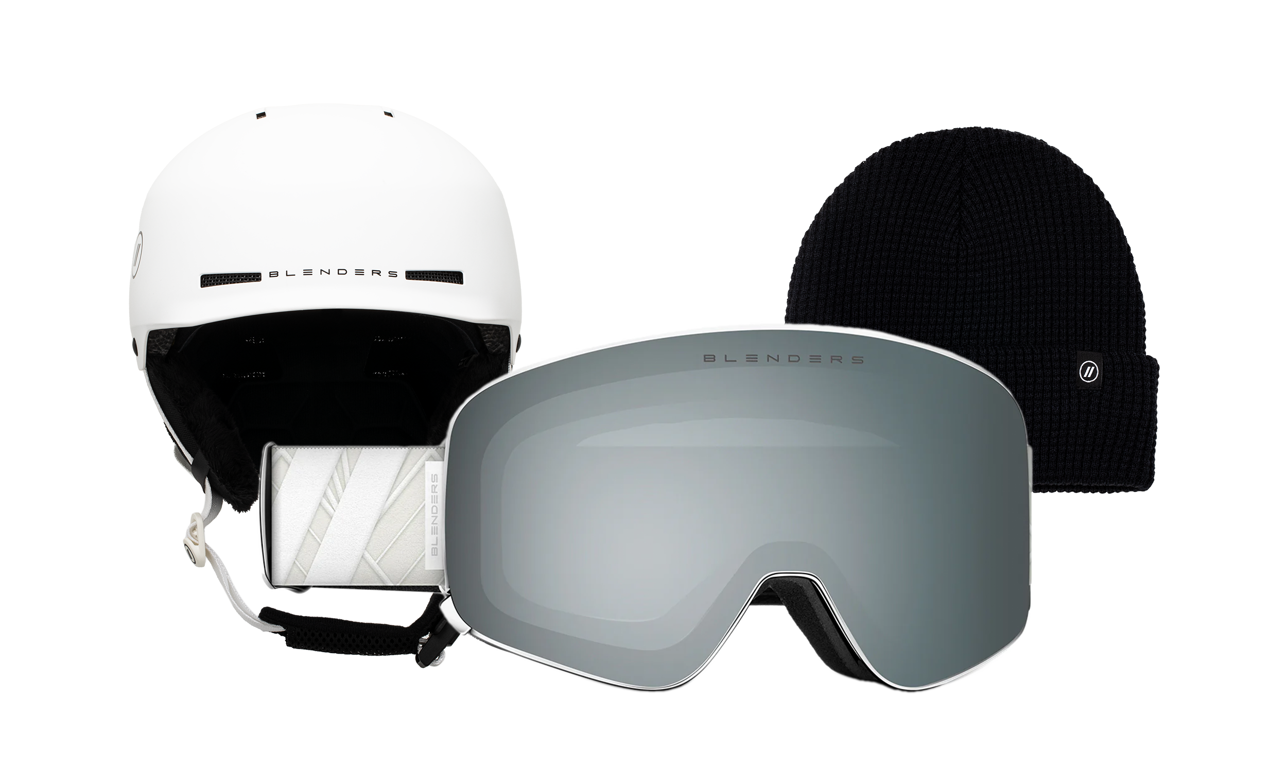 Aura | Ghost Island - Chip Mips White - Black Beanie